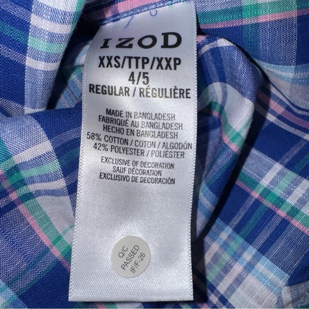 Izod Boy’s Long Sleeve Collared Dress Shirt NWT